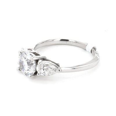 0.80 ctw Diamond Three-Stone Engagement Ring