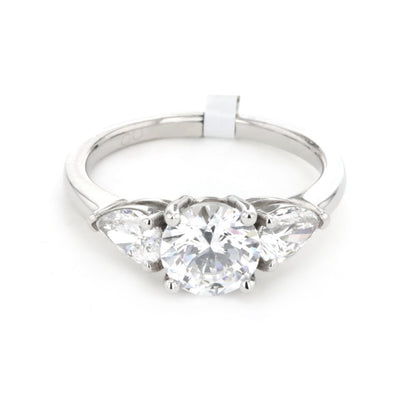 0.80 ctw Diamond Three-Stone Engagement Ring