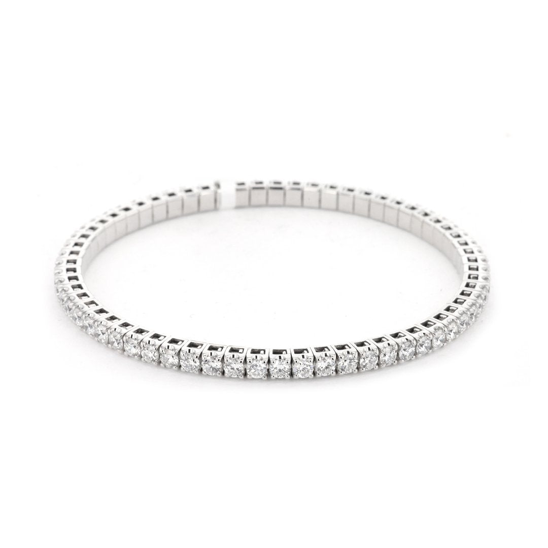 5.00 ctw Lab-Grown Diamond Stretch Bracelet