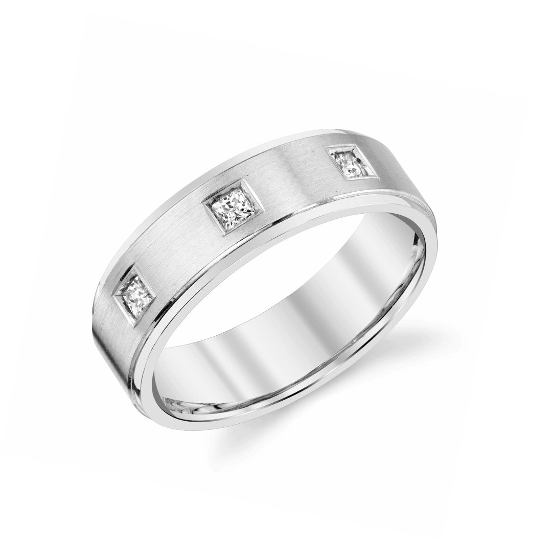 7MM 0.21 ctw Diamond Band
