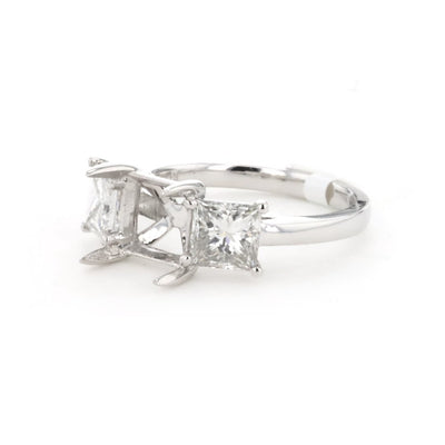 1.53 ctw Diamond Three-Stone Engagement Ring