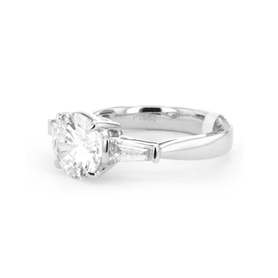 0.46 ctw Diamond Three-Stone Engagement Ring