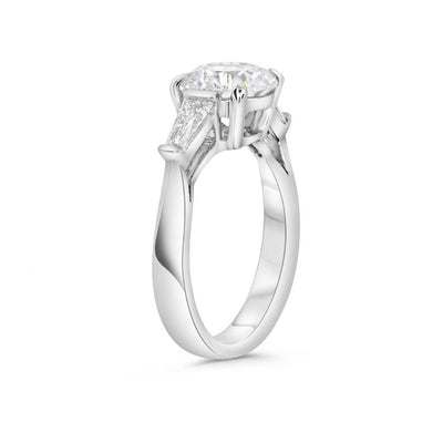 0.46 ctw Diamond Three-Stone Engagement Ring