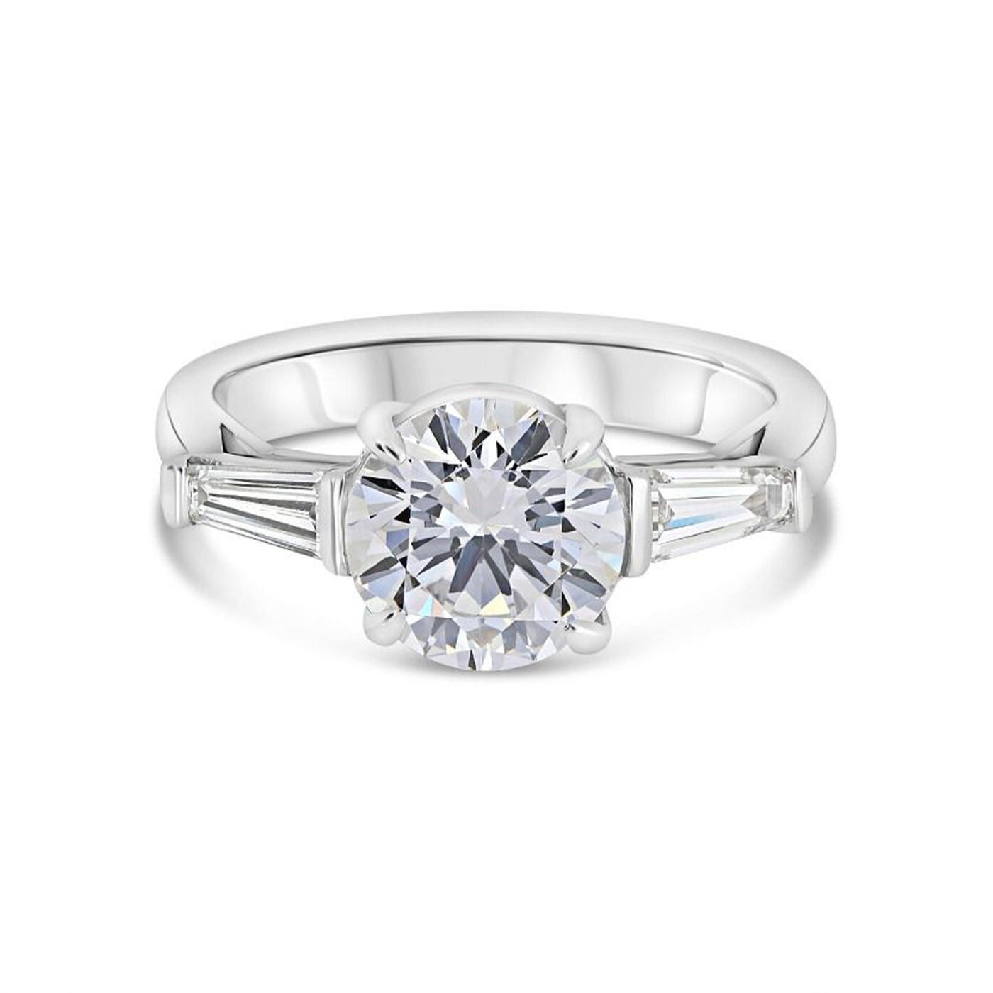 0.46 ctw Diamond Three-Stone Engagement Ring