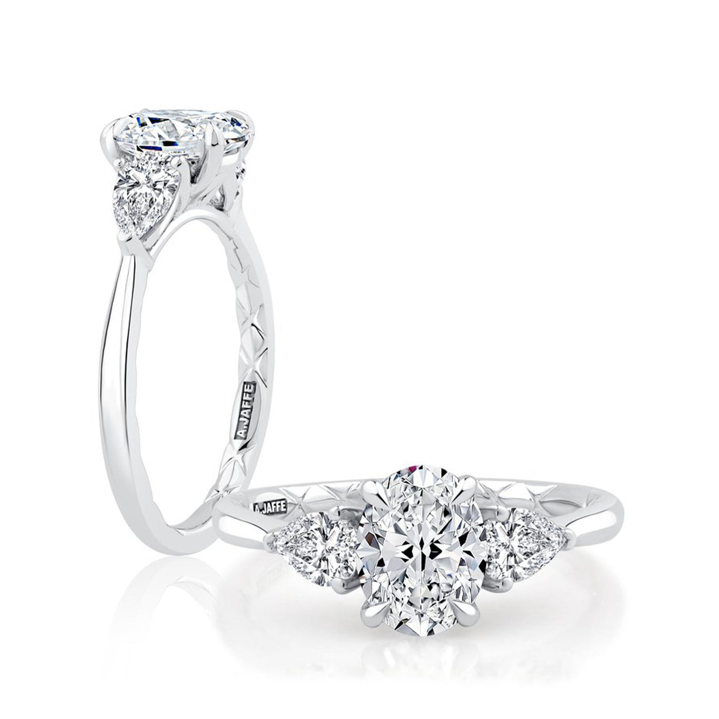 0.60 ctw Diamond Three-Stone Engagement Ring
