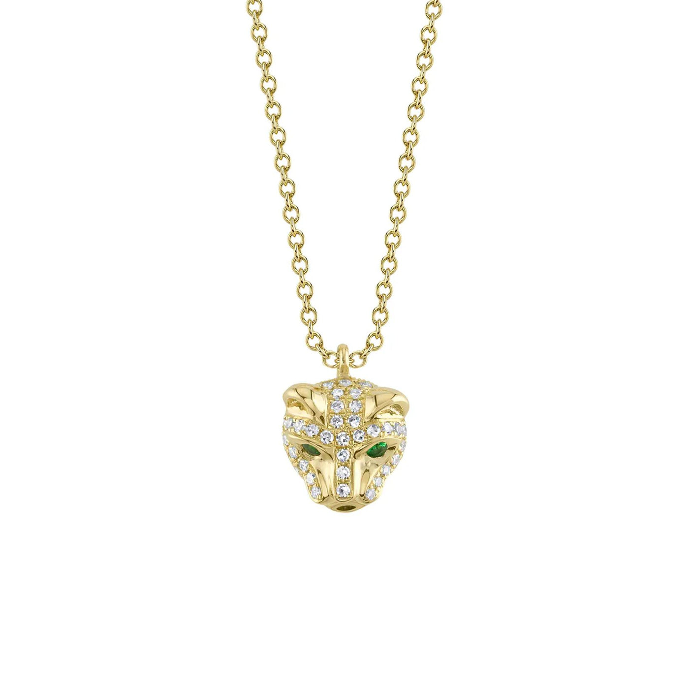 0.15 ctw Diamond Panther Necklace