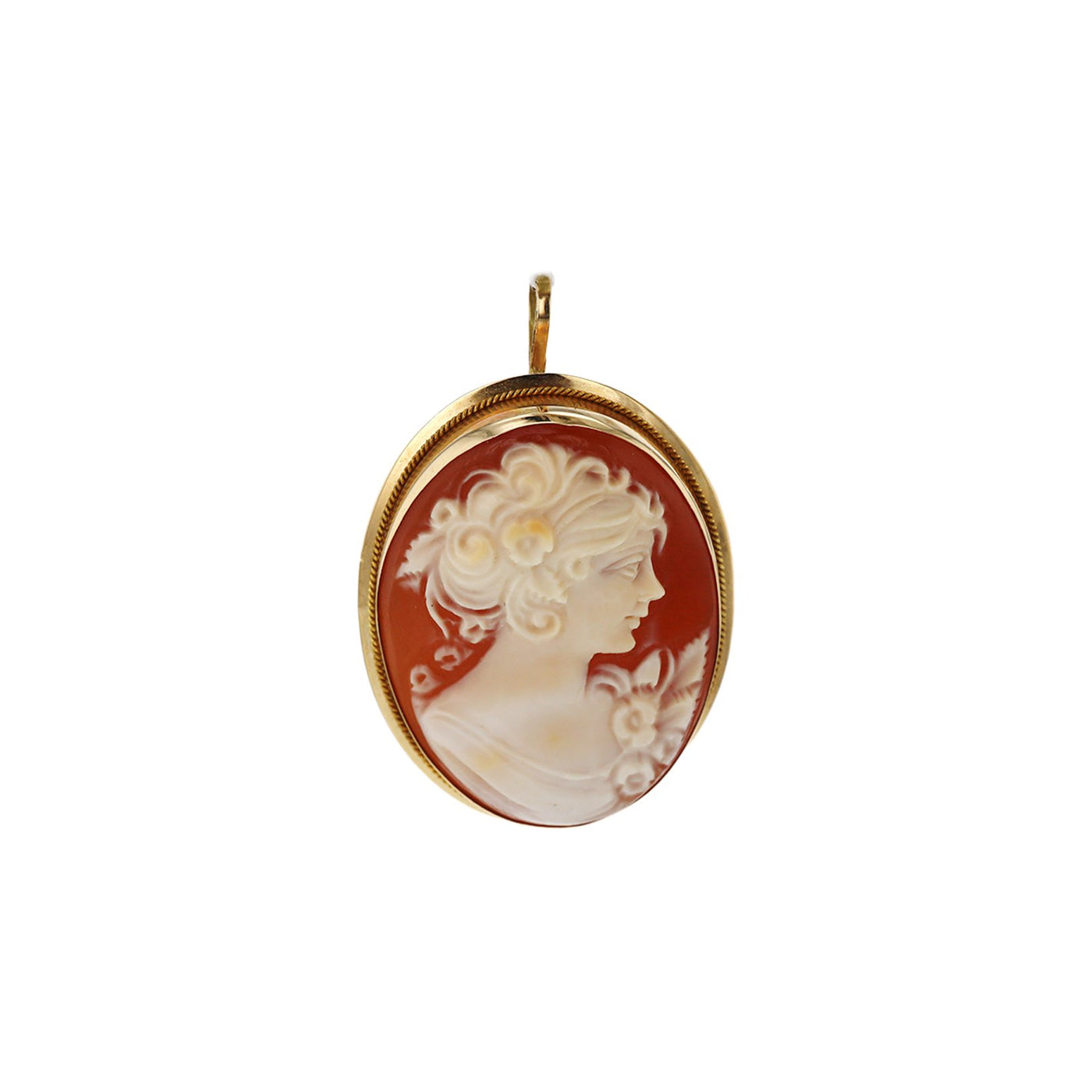 Shell Cameo Brooch/Pendant