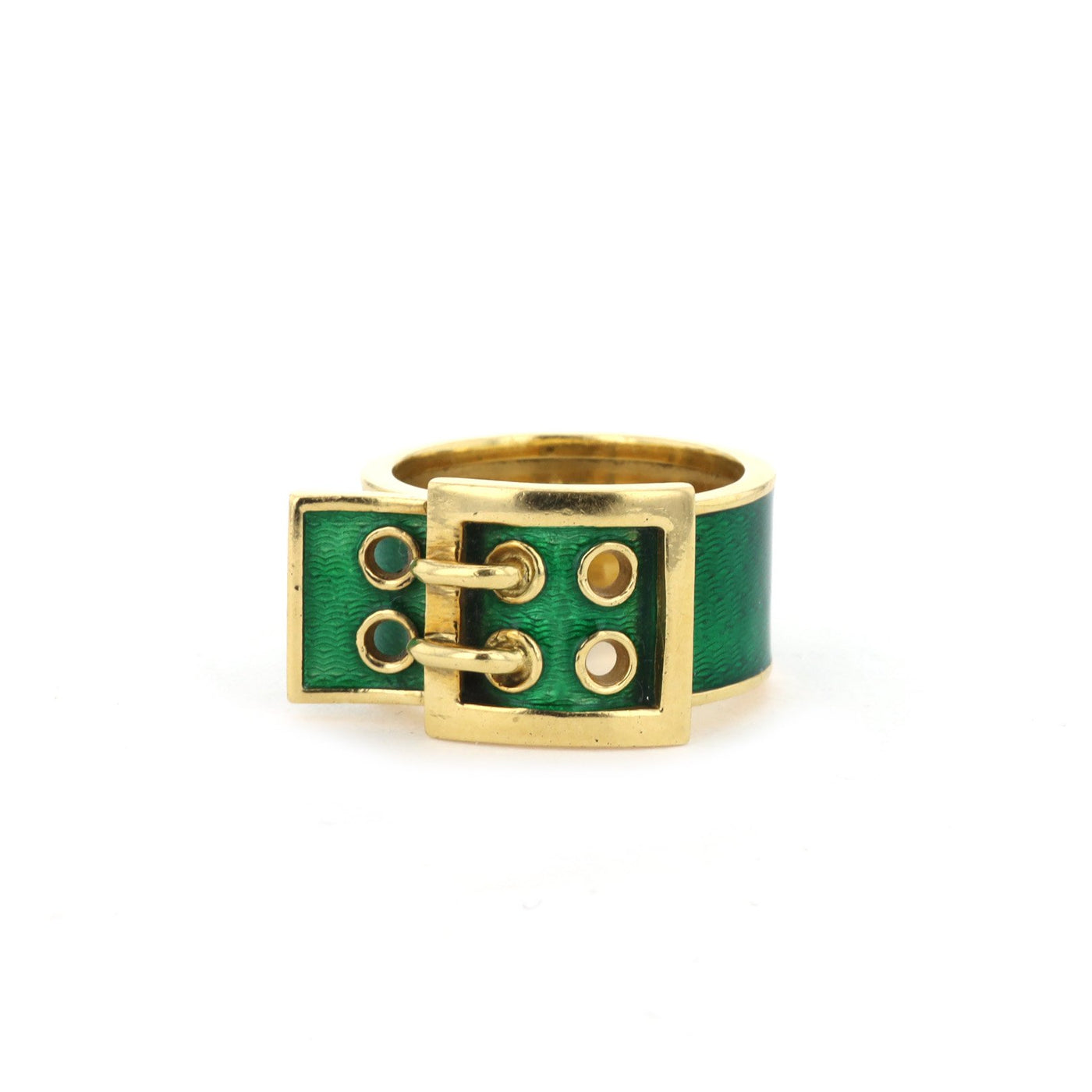 Enamel Buckle Ring