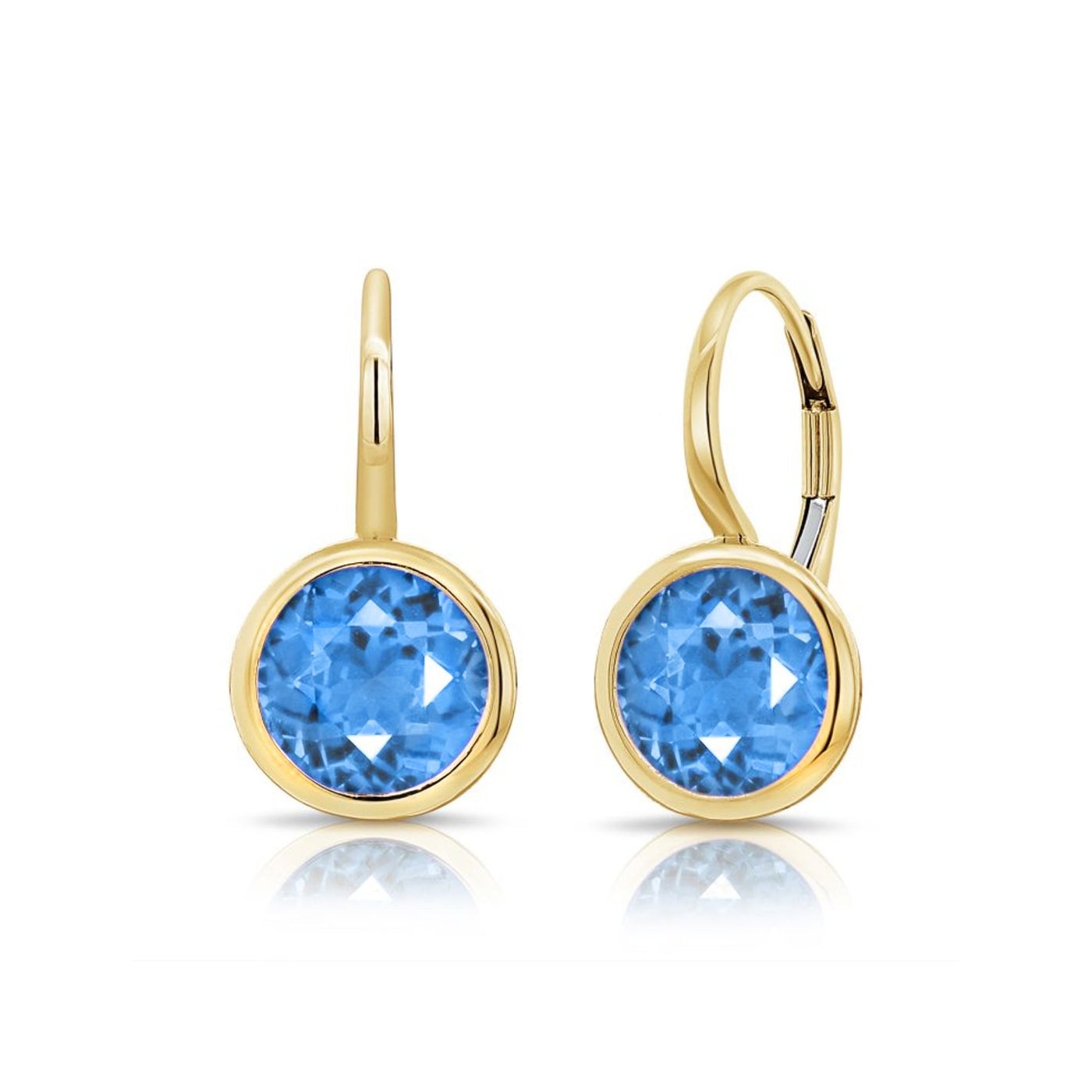 Blue Topaz Earrings