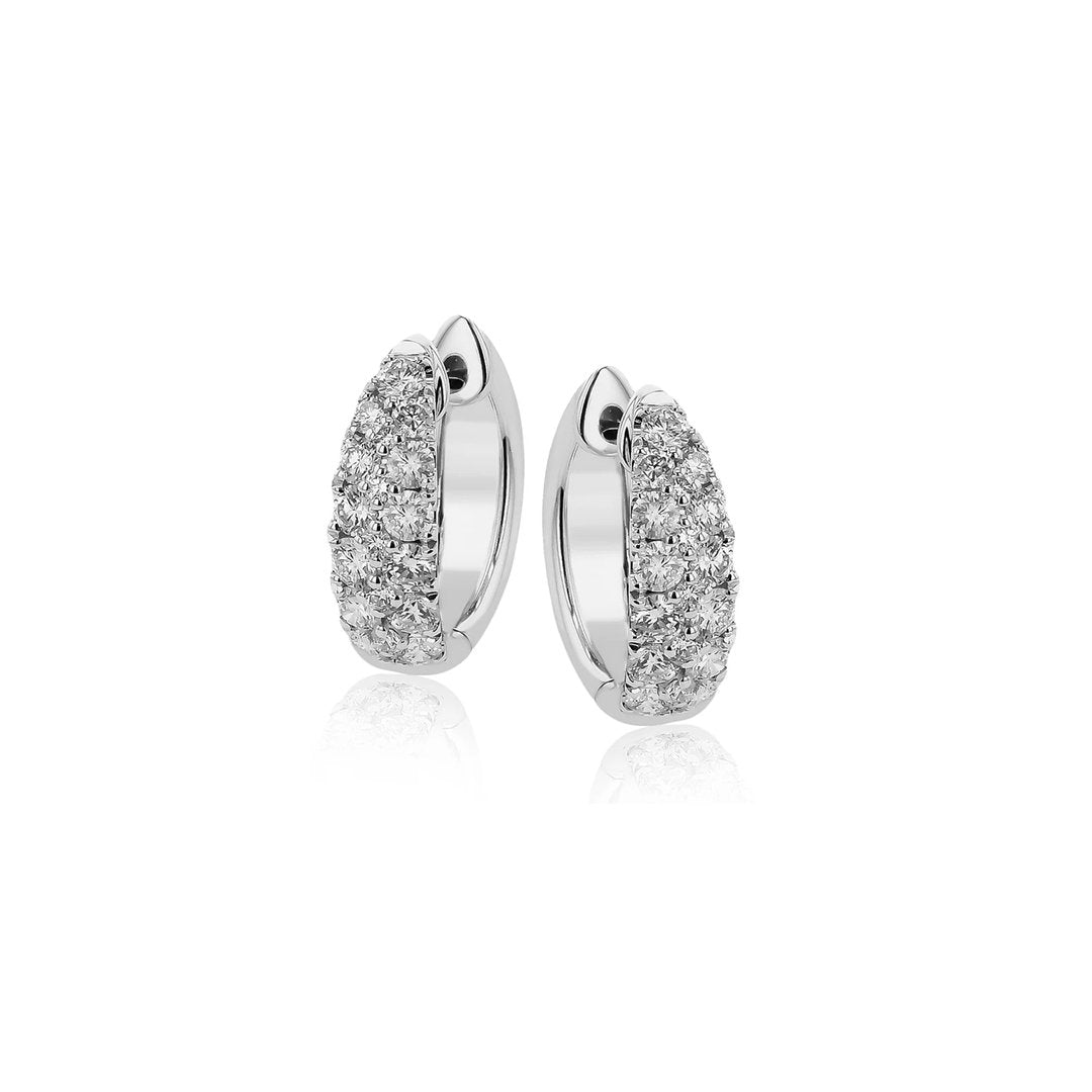 1.00 ctw Diamond Huggie Earrings