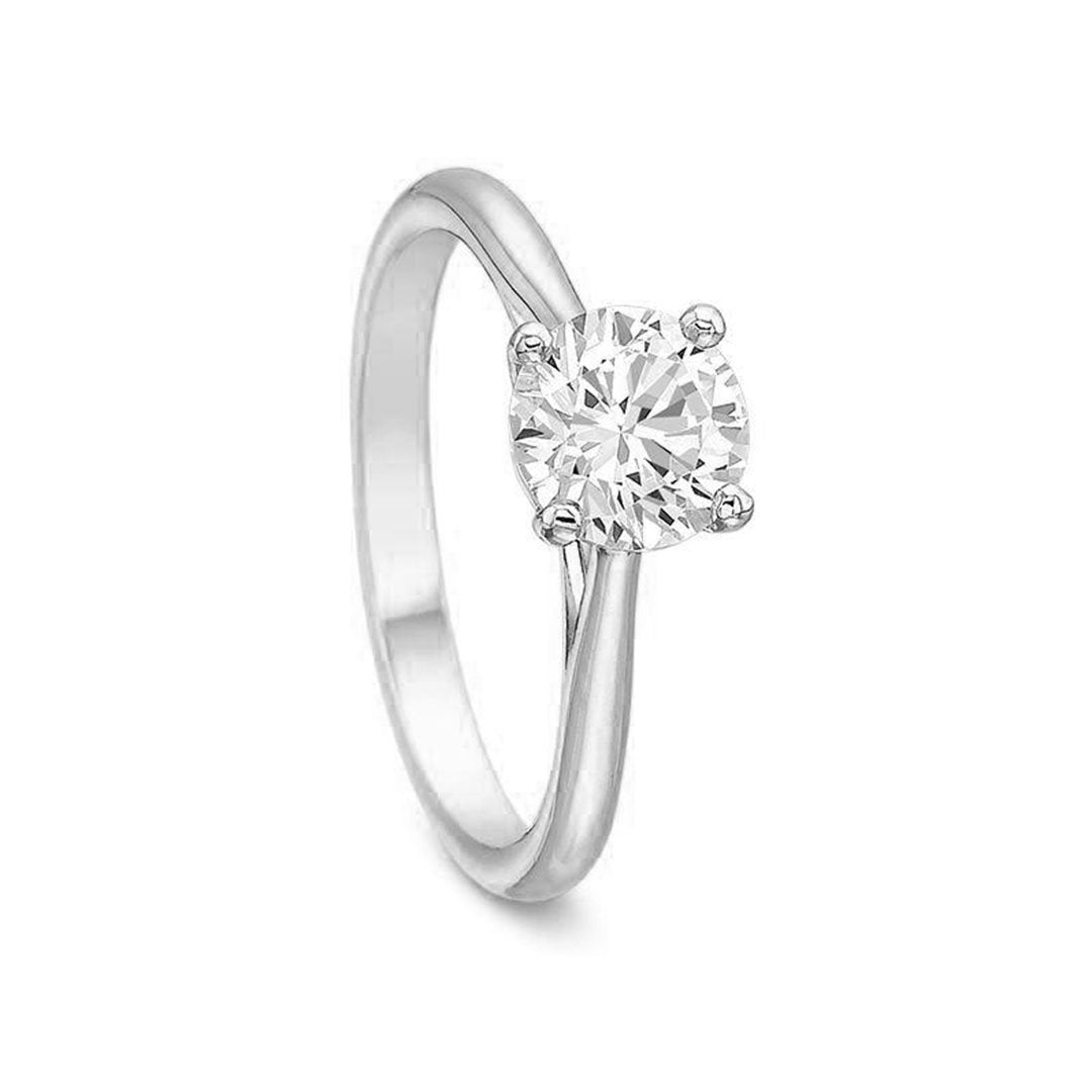 0.05 ctw Diamond Solitaire Engagement Ring