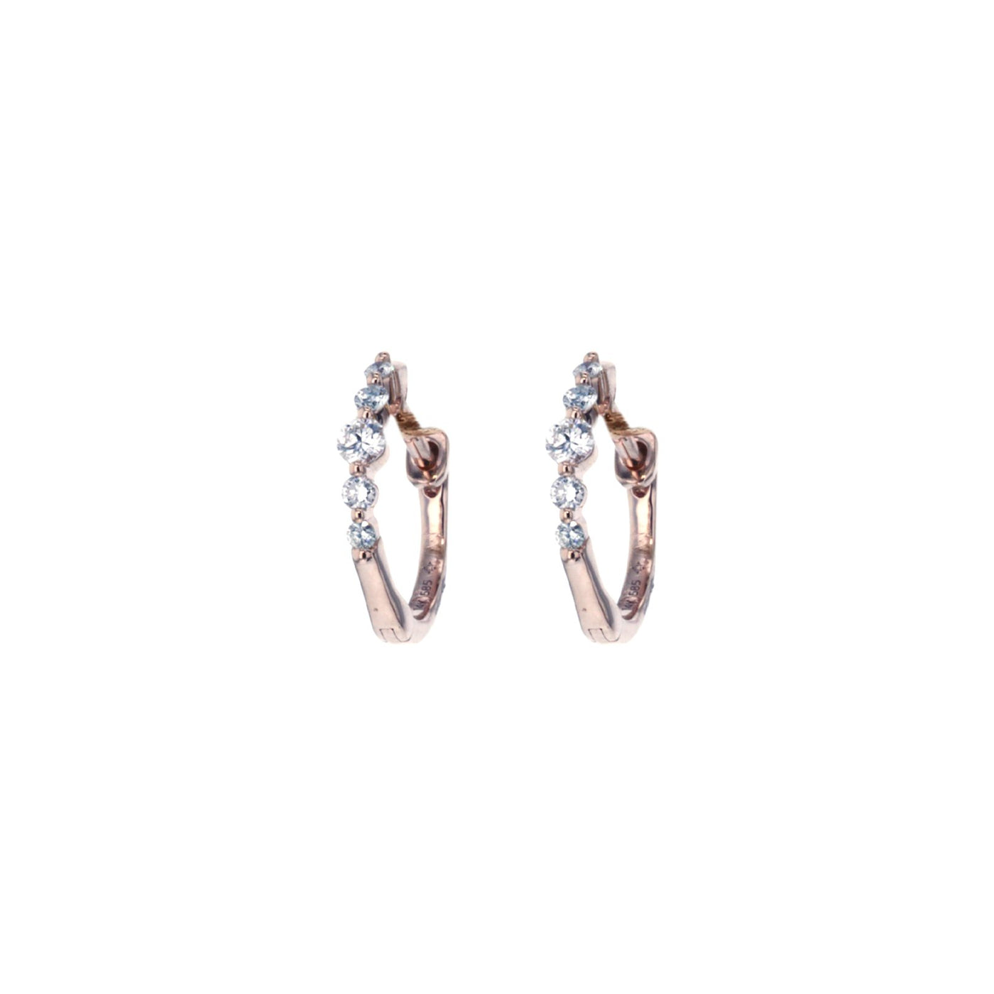 0.20 ctw Diamond Huggie Earrings