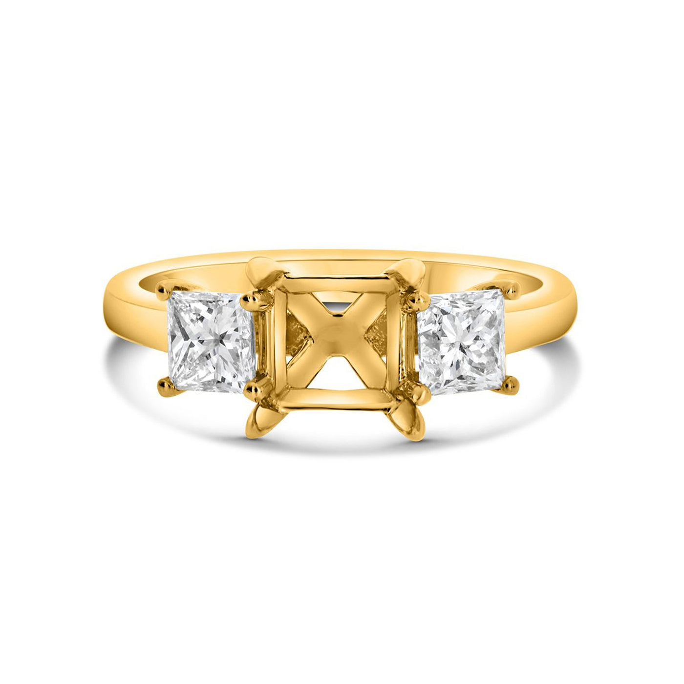0.70 ctw Diamond Three-Stone Engagement Ring