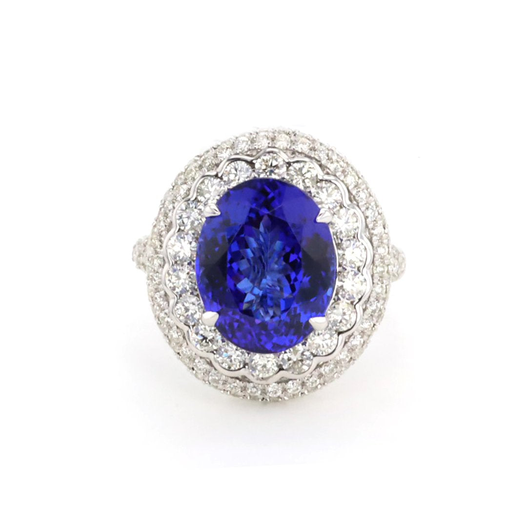 Tanzanite & Diamond Ring