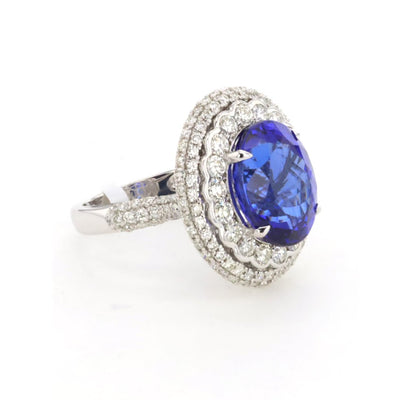 Tanzanite & Diamond Ring