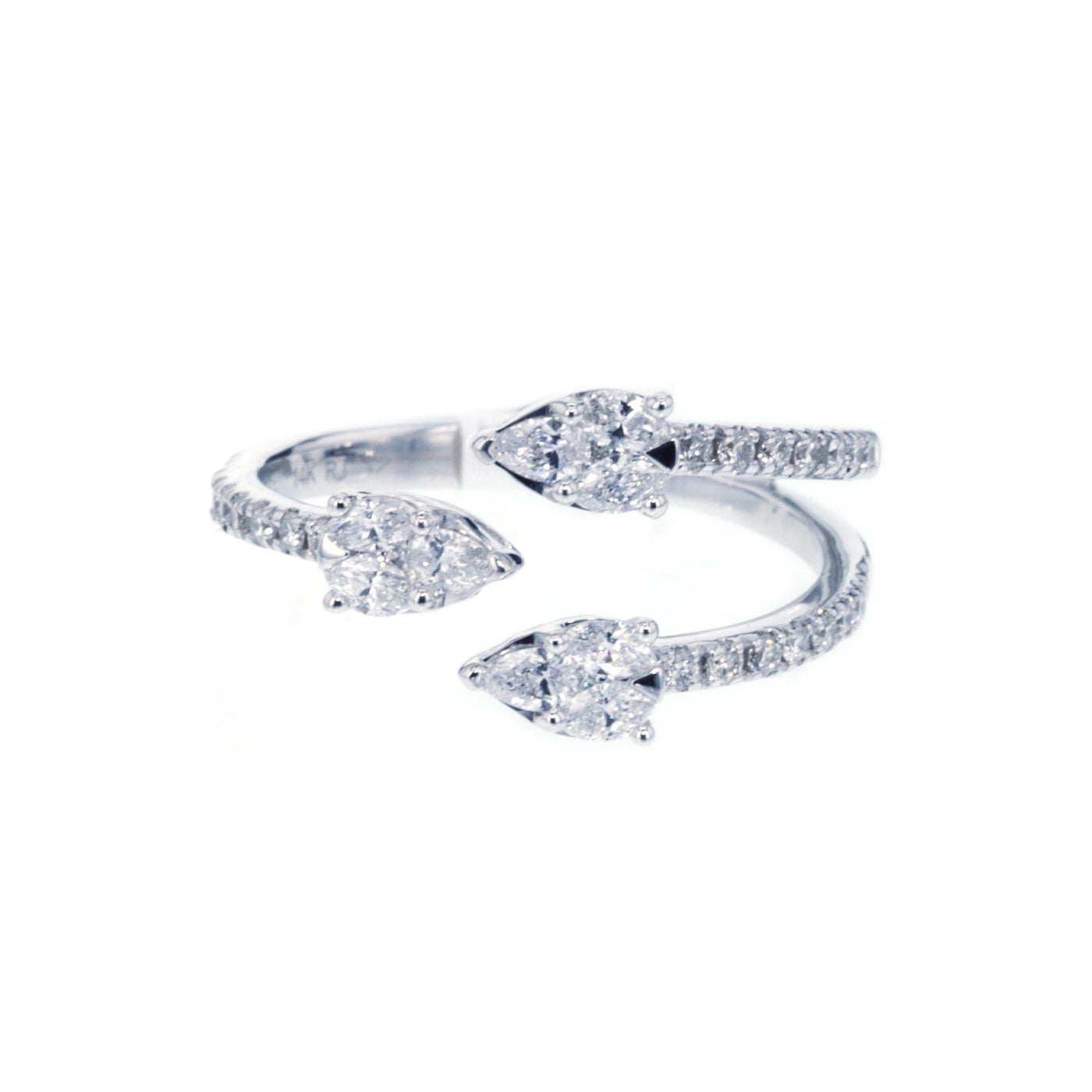 0.55 ctw Diamond Split-Shank Band