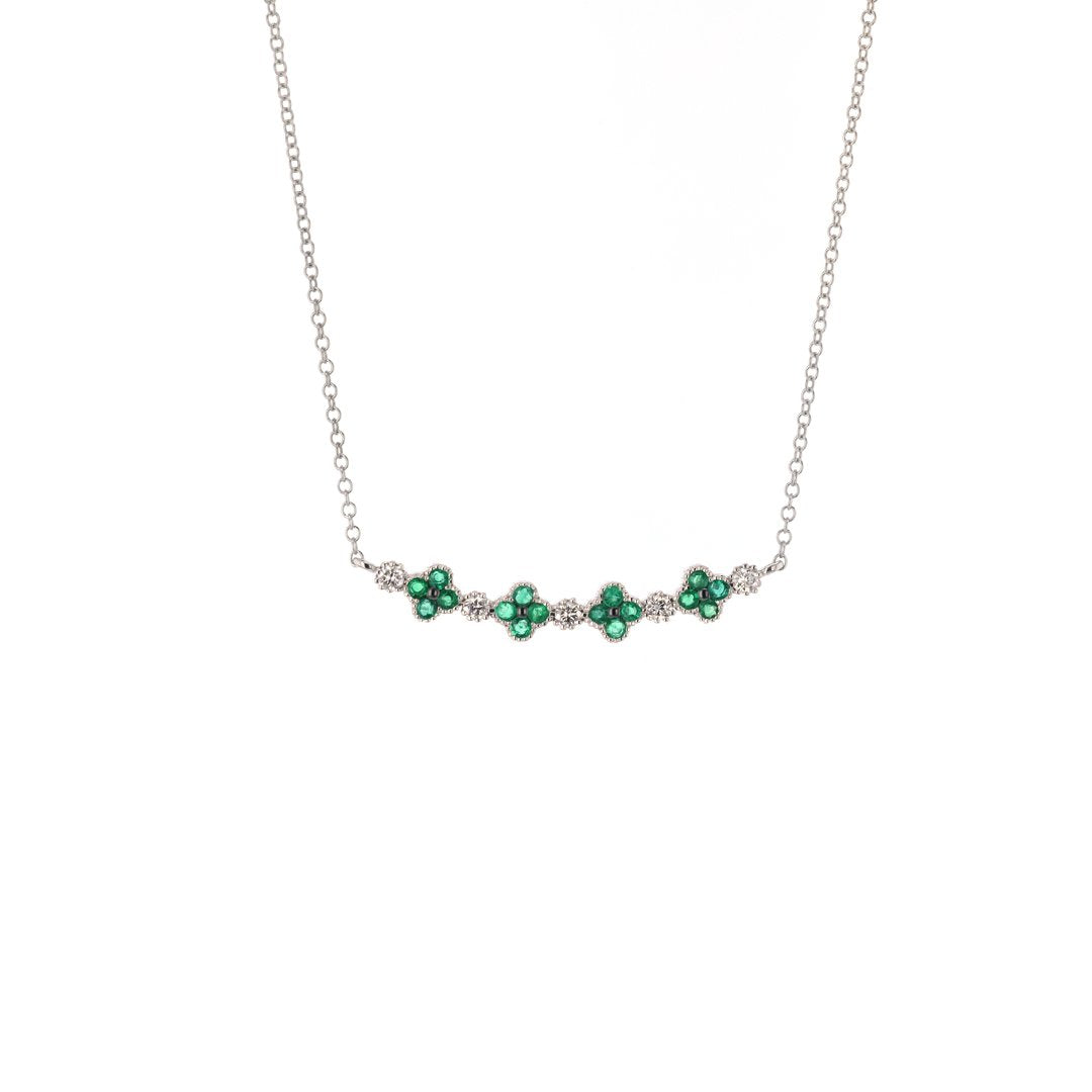 Emerald & Diamond Necklace