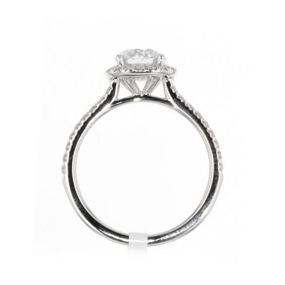 0.29 ctw Diamond Halo Engagement Ring