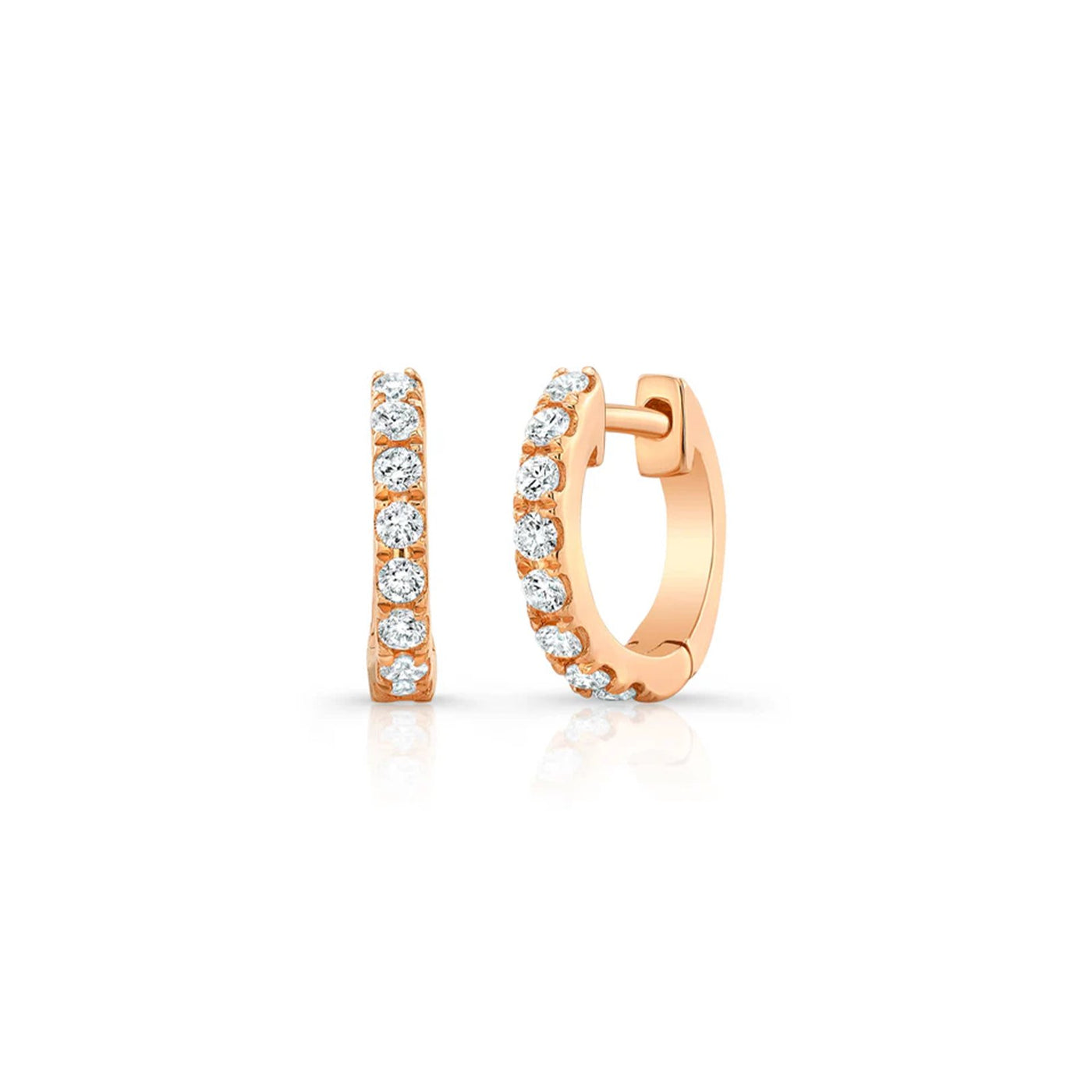 0.30 ctw Diamond Huggie Earrings