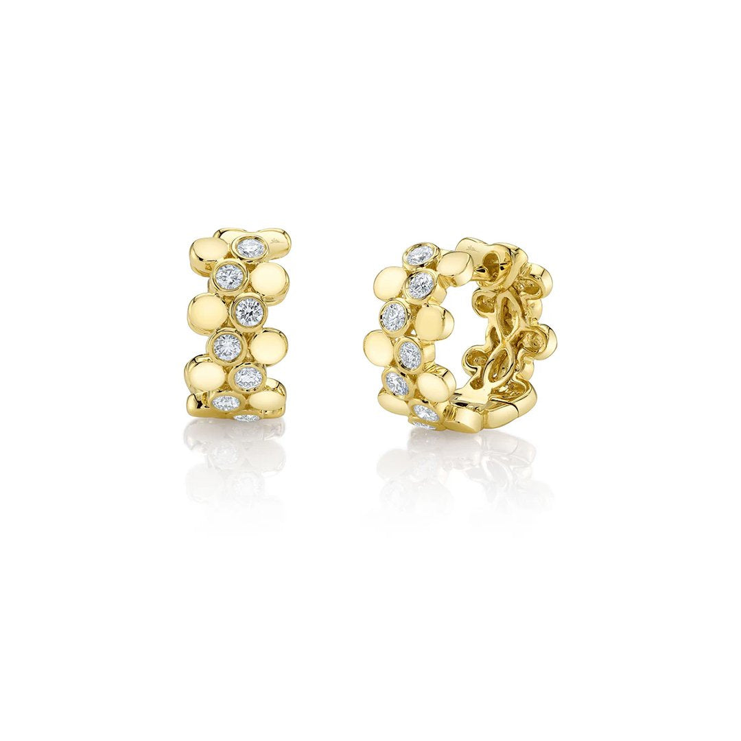 0.30 ctw Diamond Huggie Earrings