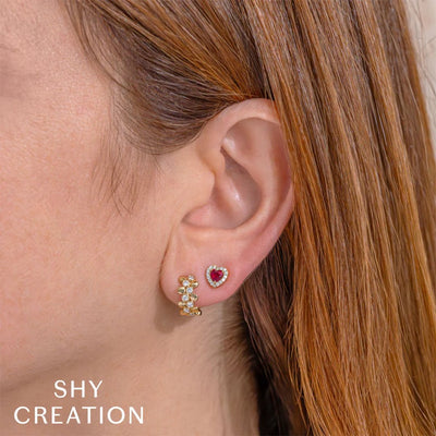 0.30 ctw Diamond Huggie Earrings