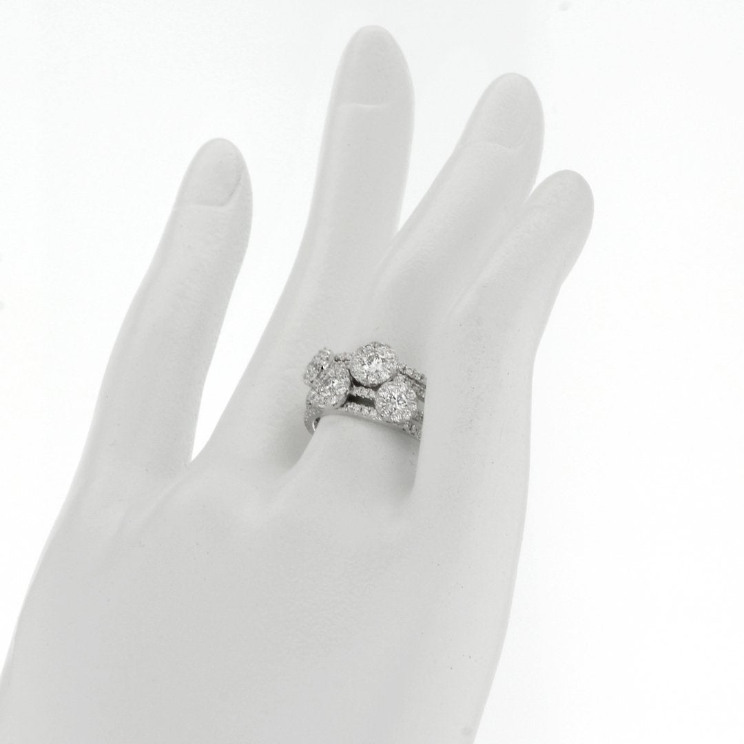 1.22 ctw Diamond 4-Row Band