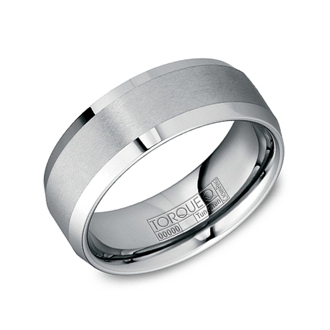 8MM Sandpaper Finish Tungsten Band