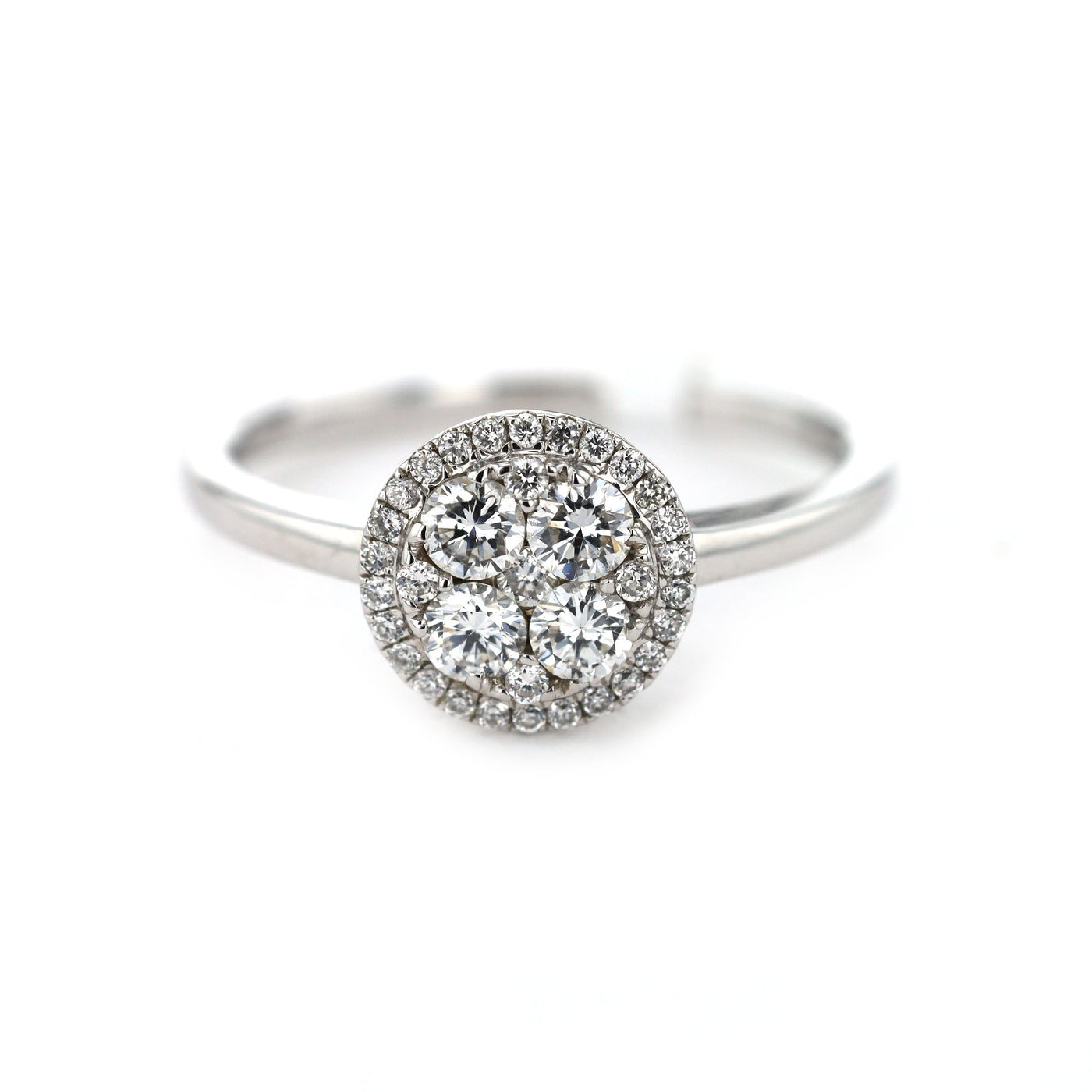 0.50 ctw Diamond Halo Ring