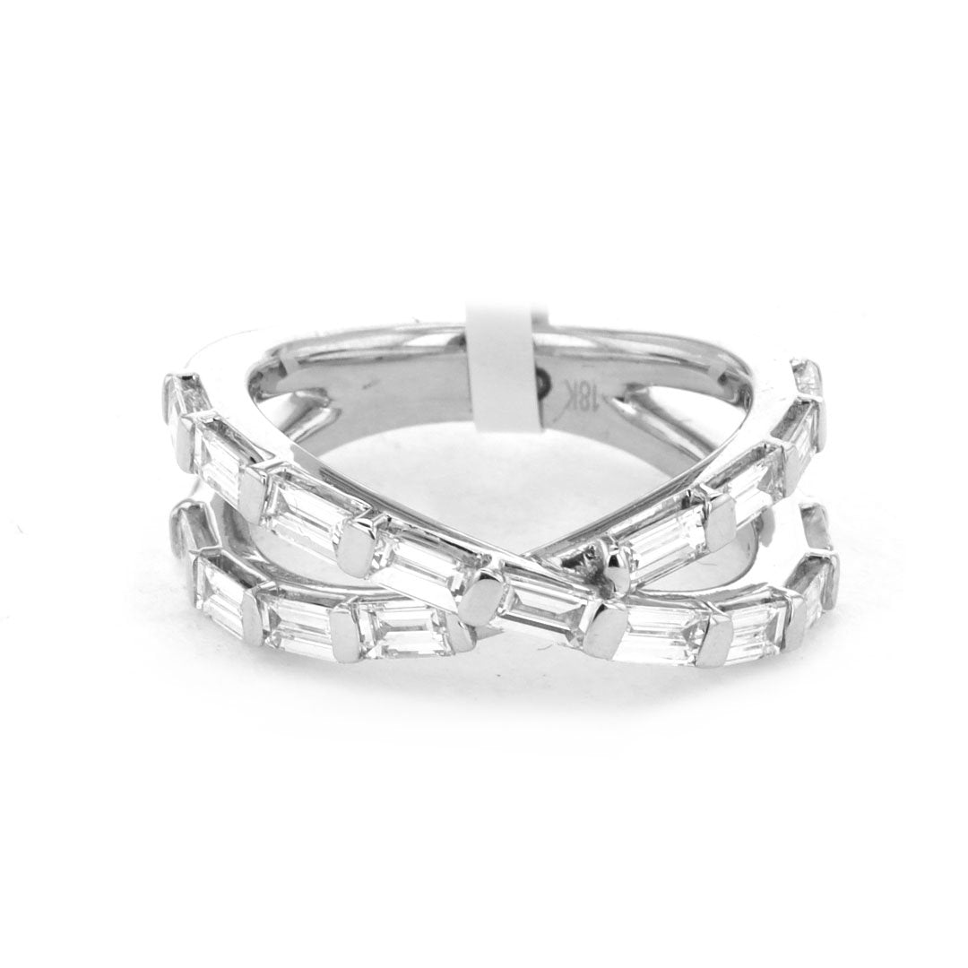 1.33 ctw Diamond Crossover Band