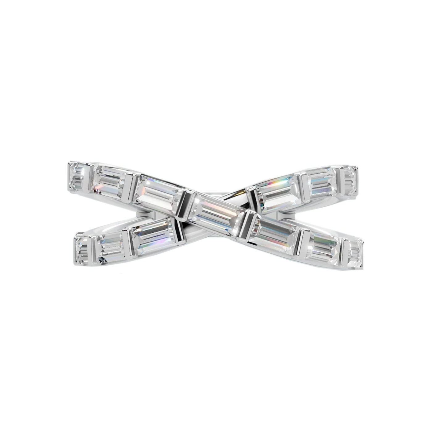 1.33 ctw Diamond Crossover Band