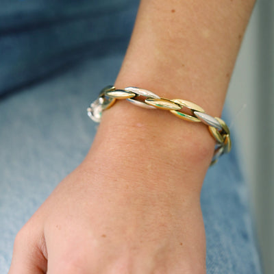 Elongated Link Bracelet