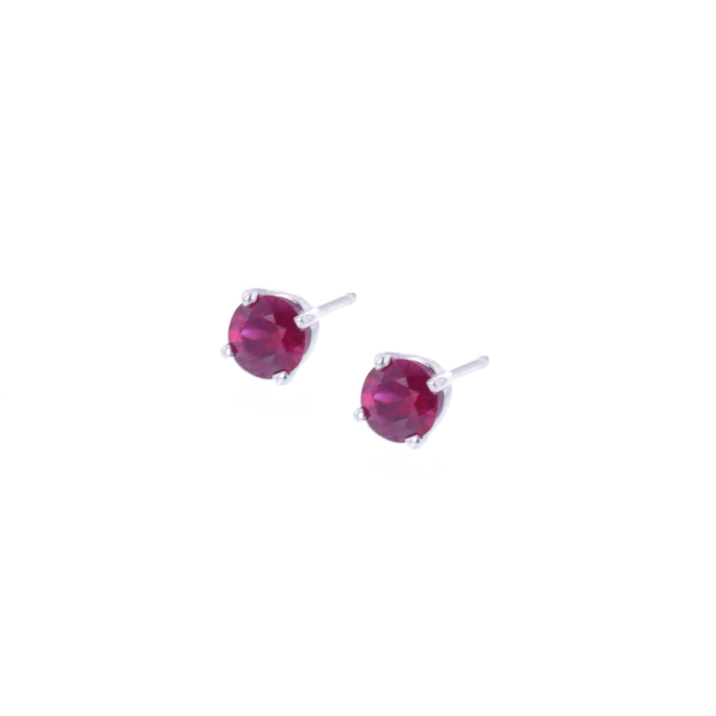 0.84 ctw Ruby Stud Earrings