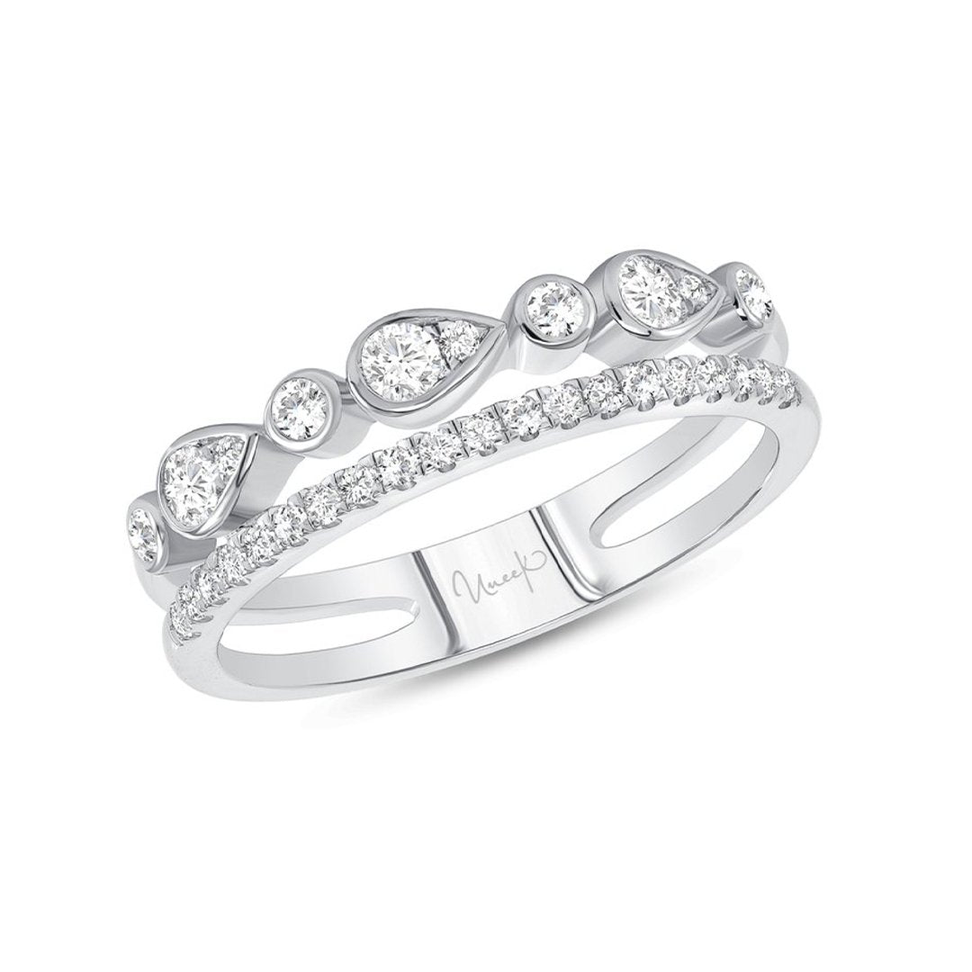 0.37 ctw Diamond 2-Row Band