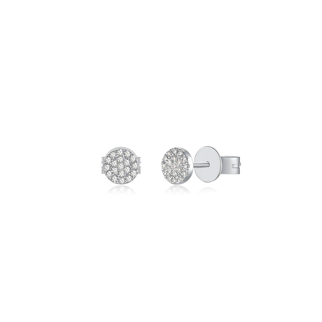 0.08 ctw Diamond Pave Earrings