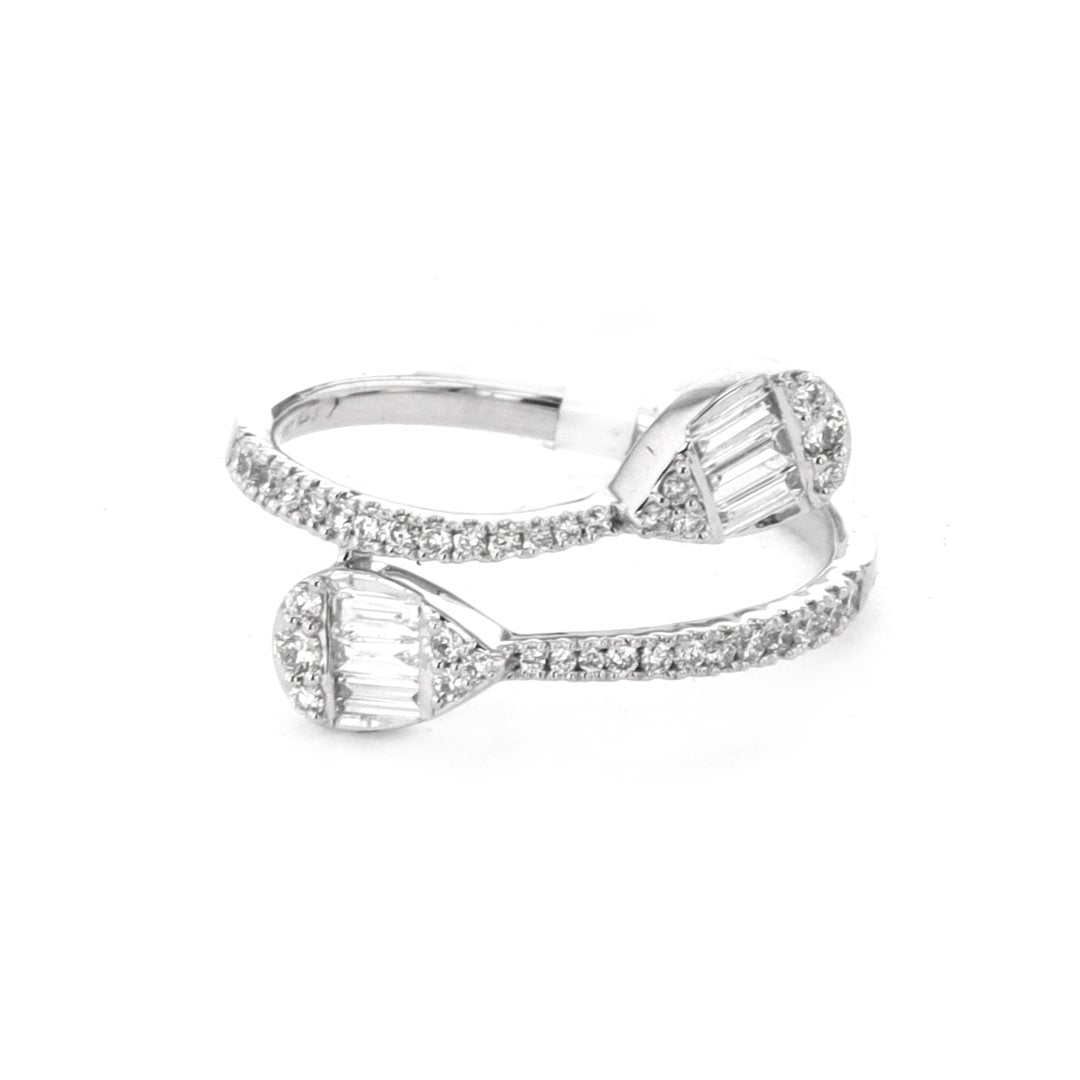 0.40 ctw Diamond Bypass Band