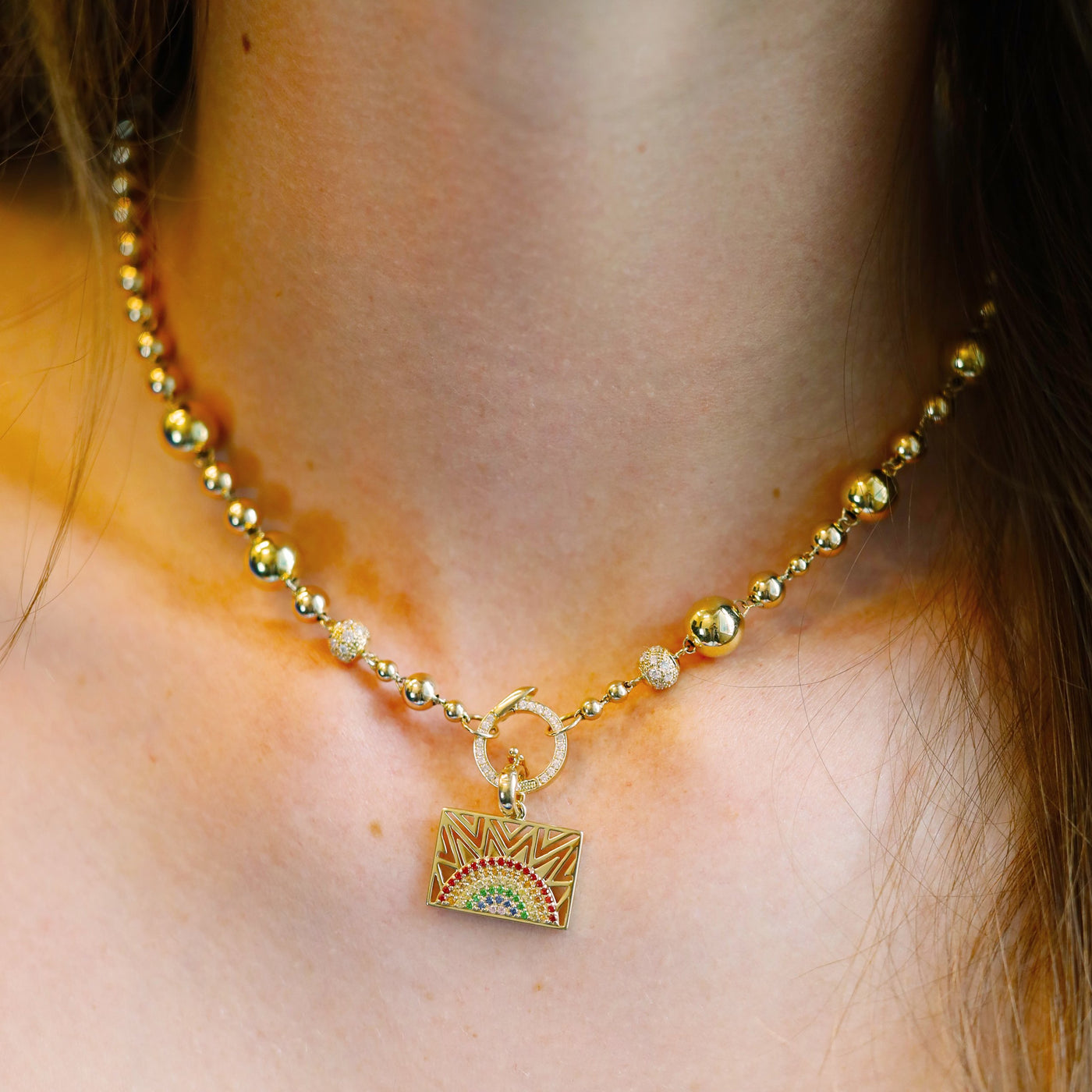 Here Comes the Sun Sapphire Pendant
