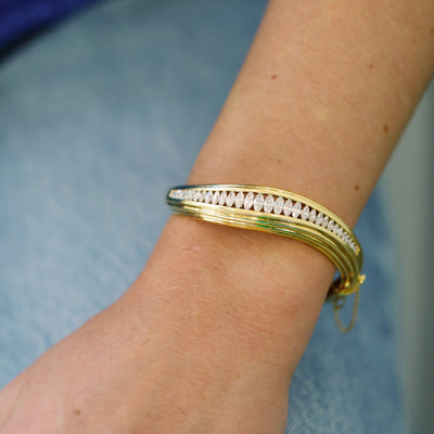 3.50 ctw Diamond Bangle Bracelet