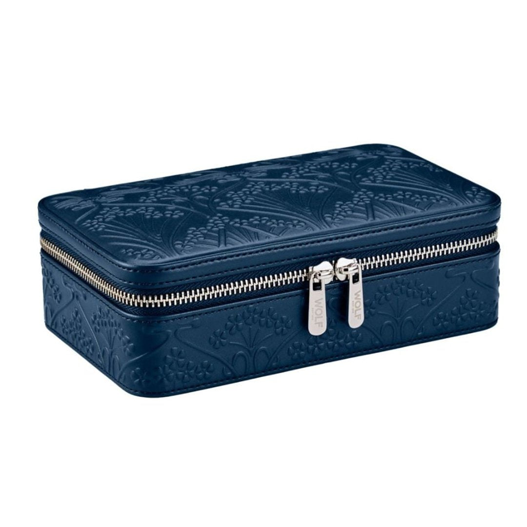 Medium Jewelry Zip Case Navy