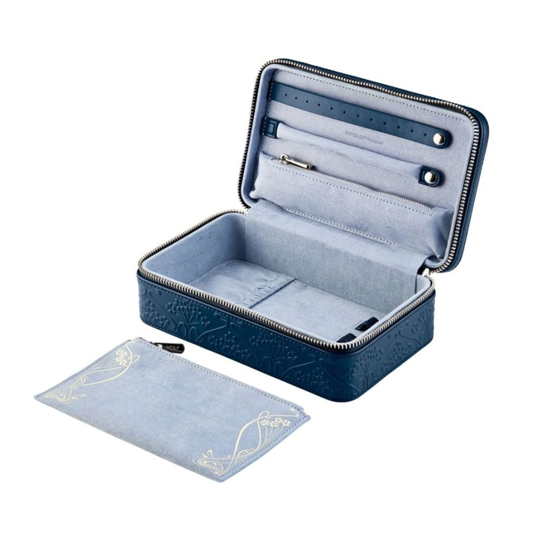 Medium Jewelry Zip Case Navy