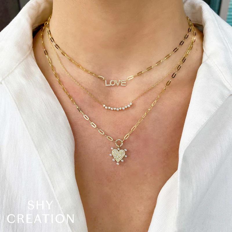 Pearl & Diamond Necklace