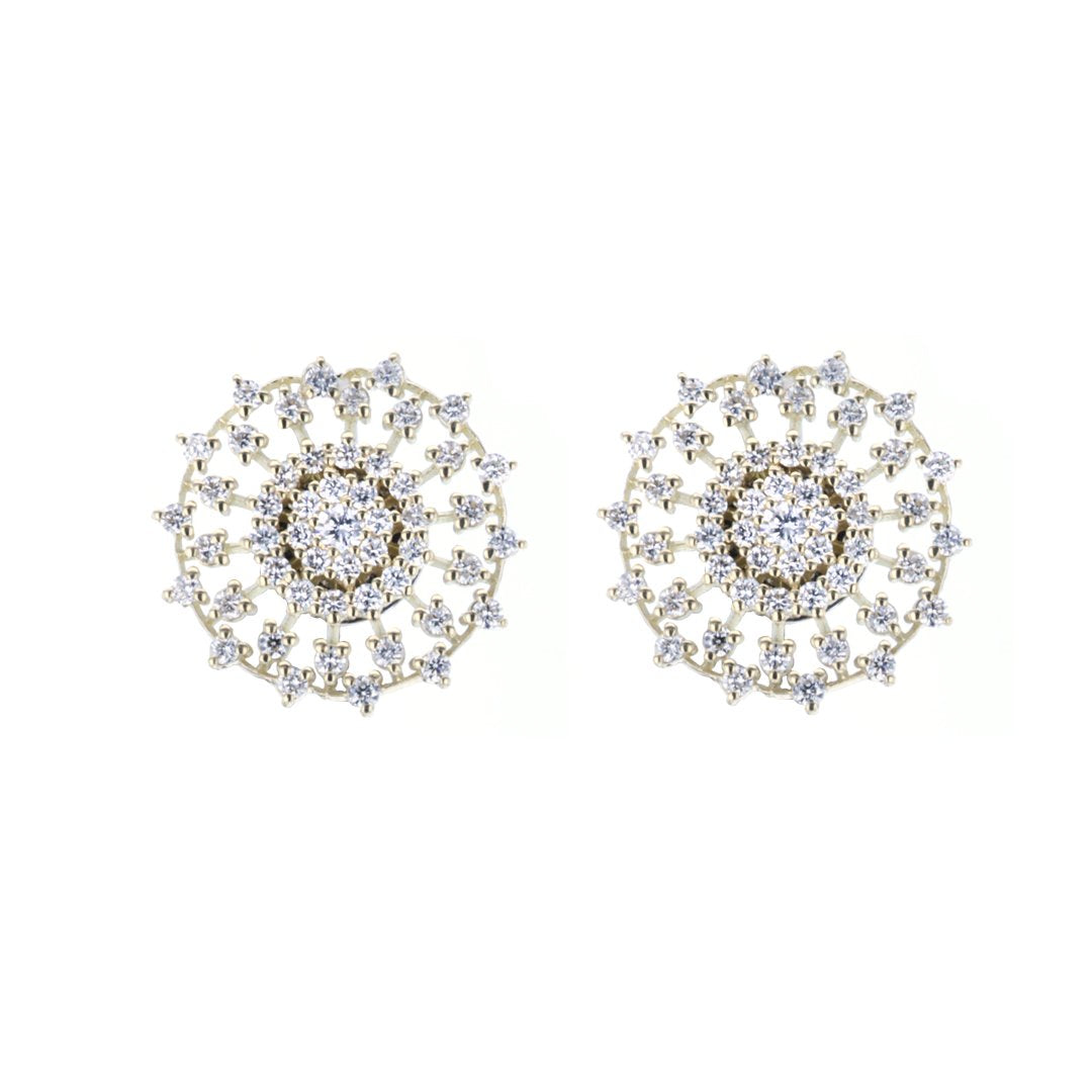 1.62 ctw Diamond Round Earrings