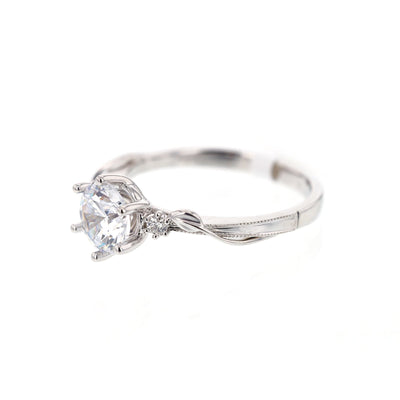0.06 ctw Diamond Solitaire Engagement RIng