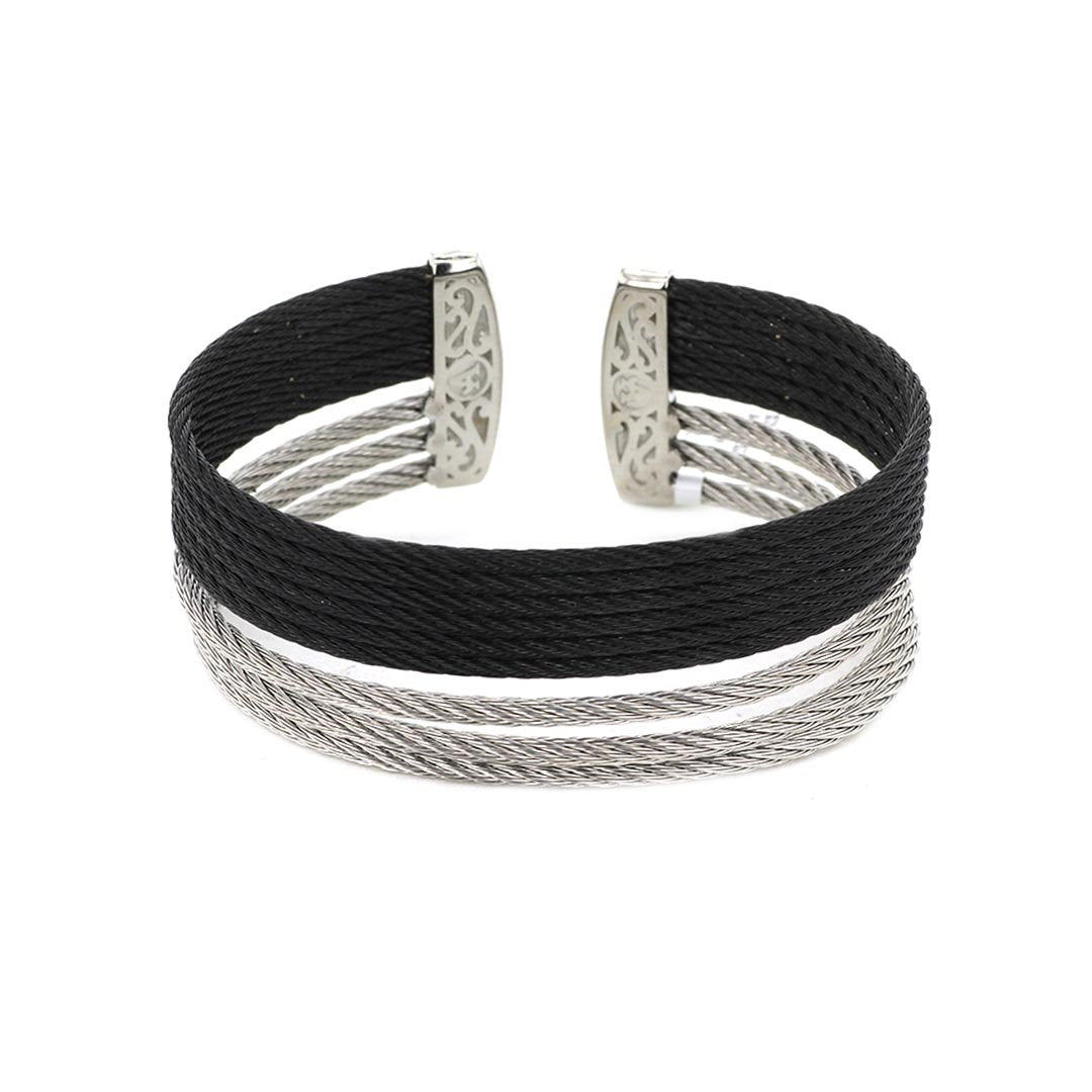 Cable Bangle Bracelet