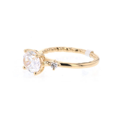 0.14 ctw Diamond Solitaire Engagement Ring