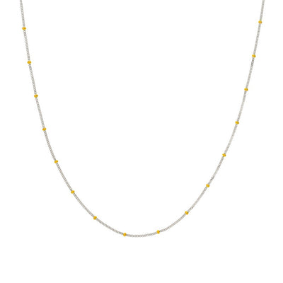 2MM Saturn Chain Necklace