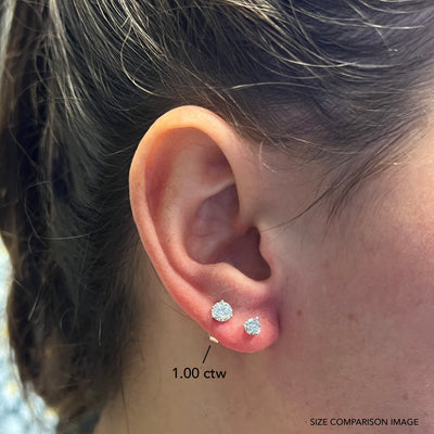 0.51 ctw Diamond Stud Earrings