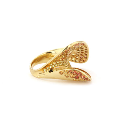 Sapphire Sculptural Ring