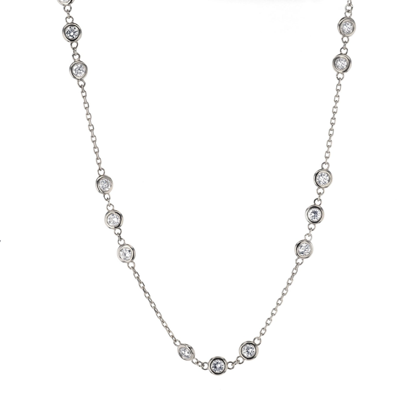 2.28 ctw Diamonds by the Yard Necklace