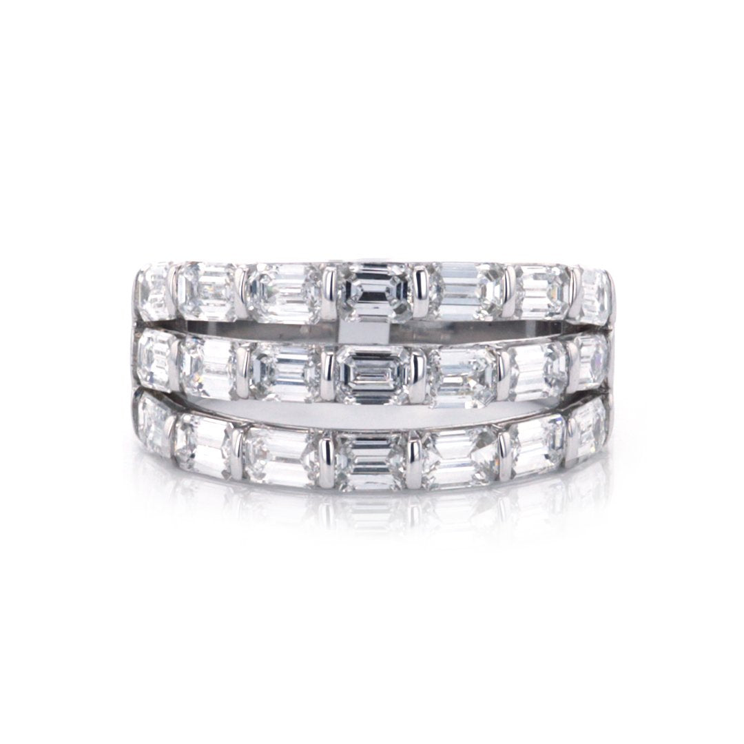 3.00 ctw Diamond 3-Row Band