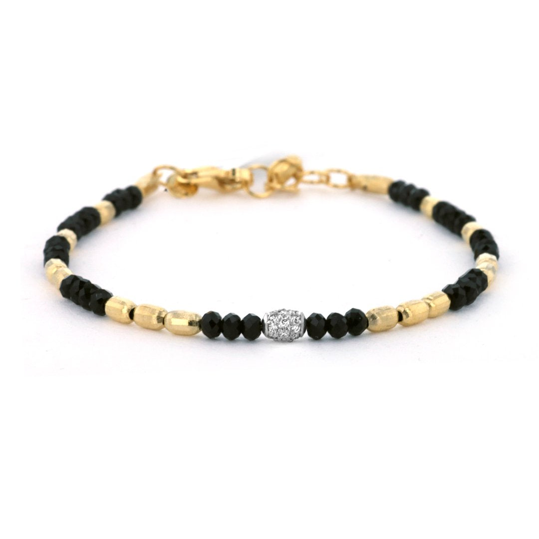 0.11 ctw Diamond Bead Bracelet